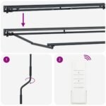Store banne électrique 3,5 x 2 m – Taupe